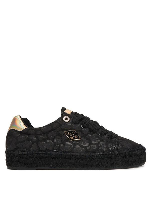 Replay - Espadryle REPLAY. Kolor: czarny