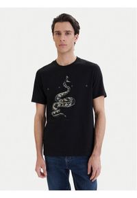 Hugo - HUGO T-Shirt Discorb 50557672 Czarny Regular Fit. Kolor: czarny. Materiał: bawełna #1