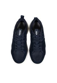 Antony Morato Sneakersy | MMFW01237-LE300005 | Mężczyzna | Granatowy. Nosek buta: okrągły. Kolor: niebieski. Materiał: tkanina, skóra. Sezon: lato #3