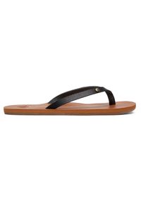 Roxy - Sandały dla Kobiety JYLL Czarny. Okazja: na plażę. Kolor: brązowy, zielony, wielokolorowy. Materiał: syntetyk. Wzór: kwiaty. Styl: sportowy