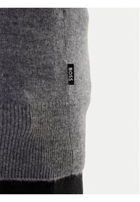 BOSS Sweter H-Hemarlo 50549984 Szary Regular Fit. Kolor: szary. Materiał: wełna #5