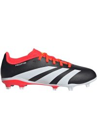 Adidas - Buty piłkarskie adidas Predator League Fg Jr IG7748 czarne. Zapięcie: sznurówki. Kolor: czarny. Materiał: syntetyk. Szerokość cholewki: normalna. Sport: piłka nożna #2