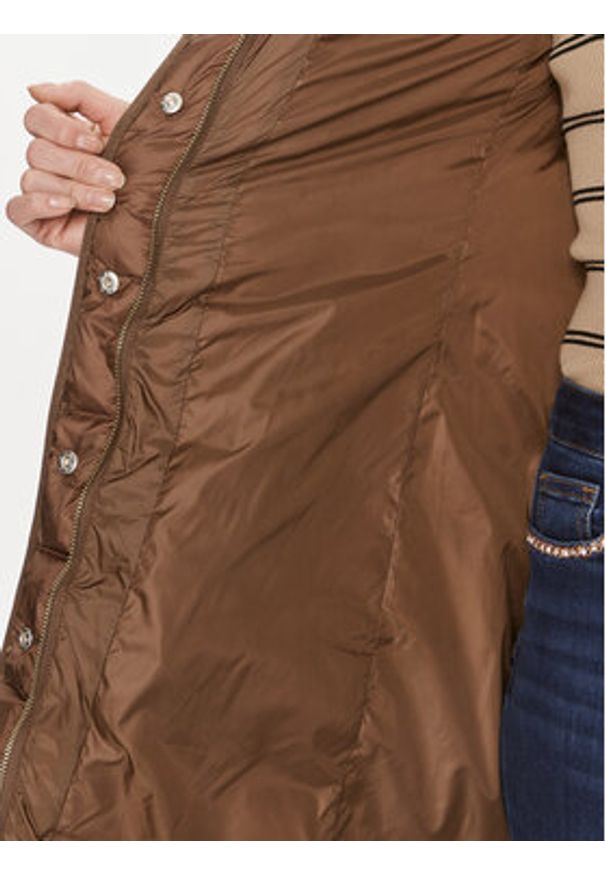 Liu Jo Kurtka przejściowa MF3061 T3130 Brązowy Regular Fit. Kolor: brązowy. Materiał: syntetyk