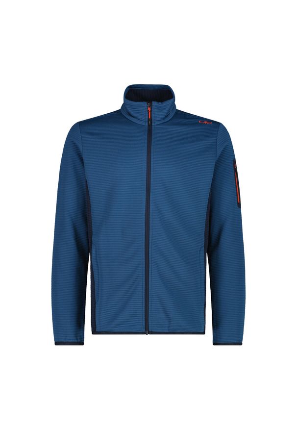 Bluza męska turystyczna CMP 33E6557. Kolor: niebieski. Materiał: polar. Sport: turystyka piesza