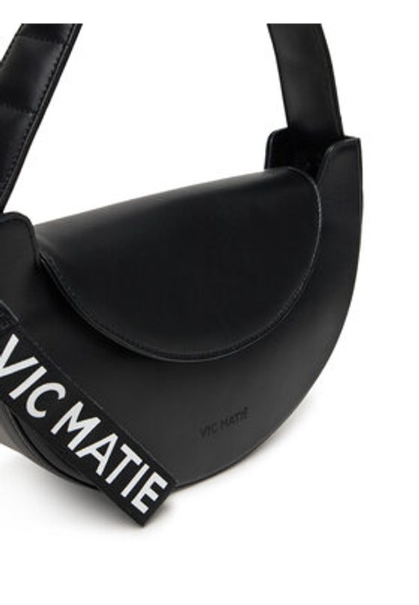 Vic Matié Torebka Lille 1G0546T H999G010101 Czarny. Kolor: czarny. Materiał: skórzane