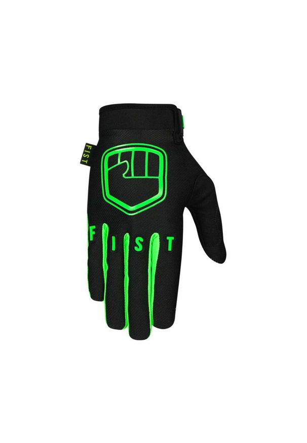 FIST - Długie rękawiczki dziecięce Fist Handwear Fluro. Kolor: czarny, wielokolorowy, zielony. Sport: kolarstwo