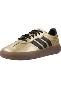 Adidas - Kapcie ADIDAS BARREDA DECODE LUX Złoty. Kolor: żółty. Materiał: syntetyk, skóra. Styl: sportowy