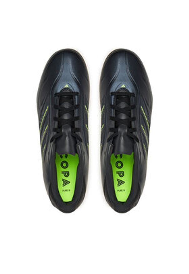 Adidas - adidas Buty do piłki nożnej Copa Pure 3 Club JR2895 Czarny. Kolor: czarny. Materiał: skóra