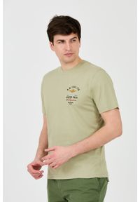 Aeronautica Militare - AERONAUTICA MILITARE Zielony t-shirt Short Sleeve. Kolor: zielony #2