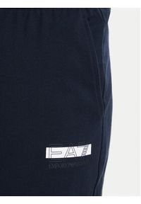 EA7 Emporio Armani Dres 7M002424 AF13512 MB149 Granatowy Slim Fit. Kolor: niebieski. Materiał: bawełna #6