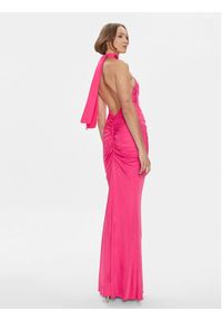 Pinko Sukienka wieczorowa Marmilla 102860 A1JS Różowy Slim Fit. Kolor: różowy. Materiał: wiskoza. Styl: wizytowy #3