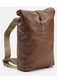 Brooks - Plecak BROOKS PICKWICK HARD LEATHER, Brown, Pojemność 12L, Garbowana skóra (NEW). Materiał: skóra
