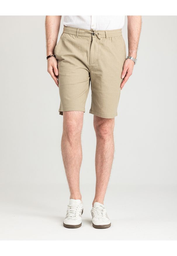 MARCUS - Męskie Spodenki Marcus Brad Shorts Sand Rock 19-200239-6083. Styl: rockowy