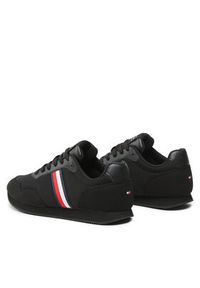 TOMMY HILFIGER - Tommy Hilfiger Sneakersy Core Lo Runner FM0FM04504 Czarny. Kolor: czarny. Materiał: materiał #4