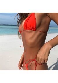 Intica - Strój kąpielowy bikini z regulowanymi sznureczkami na lato Sussane. Kolor: różowy. Materiał: materiał. Długość: długie #3