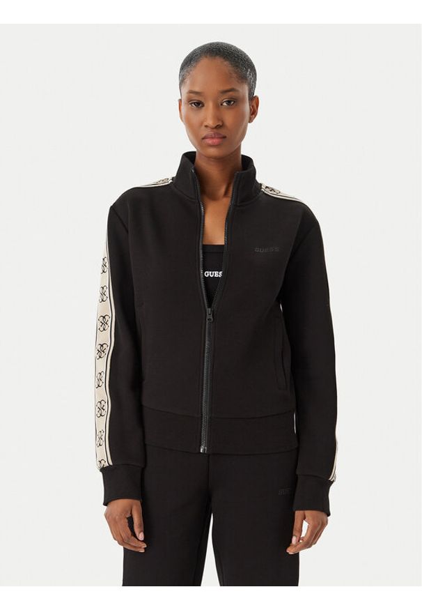 Guess Bluza V2YQ16 KB3P2 Czarny Regular Fit. Kolor: czarny. Materiał: bawełna