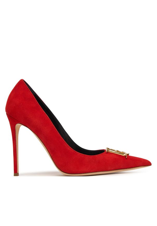 Szpilki Elisabetta Franchi. Kolor: czerwony. Obcas: na szpilce