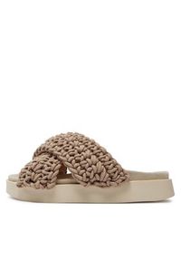 Inuikii Klapki Woven 70104-105 Brązowy. Kolor: brązowy. Materiał: materiał #3
