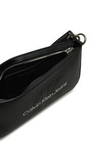 Calvin Klein Jeans Torebka Sculpted Shoulder Pouch25 Mono K60K610679 Czarny. Kolor: czarny. Materiał: skórzane #6