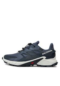 salomon - Salomon Buty do biegania Supercross 4 Gore-Tex L47462300 Granatowy. Kolor: niebieski. Materiał: materiał. Technologia: Gore-Tex #6