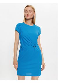 Lauren Ralph Lauren Sukienka koktajlowa 250902772003 Niebieski Regular Fit. Kolor: niebieski. Materiał: syntetyk. Styl: wizytowy #1