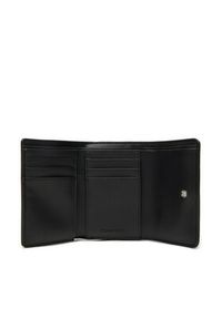 Calvin Klein Mały Portfel Damski Ck Must Small Trifold_Mono K60K612829 Czarny. Kolor: czarny. Materiał: skóra
