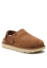 Ugg Klapki W Goldenstar Clog 1138252 Brązowy. Kolor: brązowy. Materiał: skóra