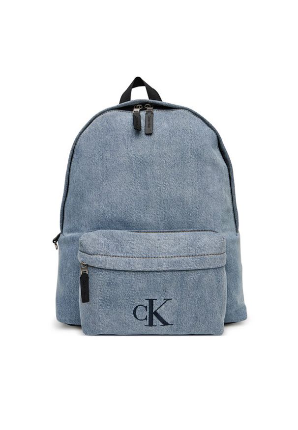 Calvin Klein Plecak Denim Backpack 40 LV04G3138G Błękitny. Kolor: niebieski. Materiał: materiał