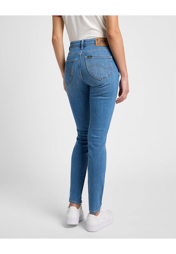 Lee - LEE DAMSKIE SPODNIE JEANSOWE SCARLETT HIGH OUTER LIMIT 112359639 L626016290