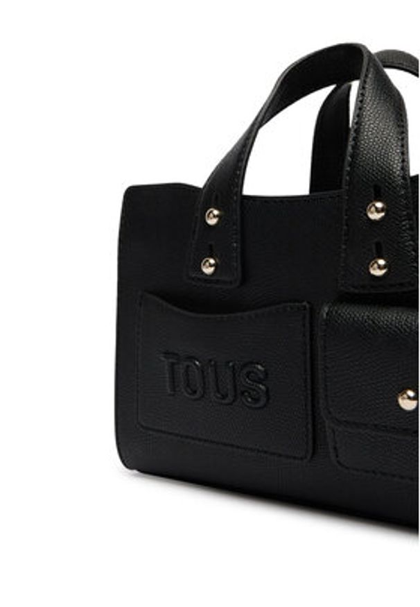Tous - TOUS Torebka 2002373351 Czarny. Kolor: czarny. Materiał: skórzane