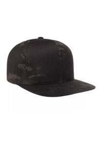 FLEXFIT - Classic Camo Snapback Cap. Kolor: czarny