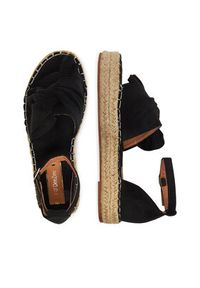DeeZee Espadryle 8-807-1 Czarny. Kolor: czarny. Materiał: materiał #2