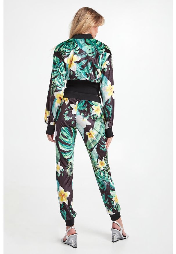 Philipp Plein - Dres damski welwetowy PHILIPP PLEIN. Materiał: dresówka