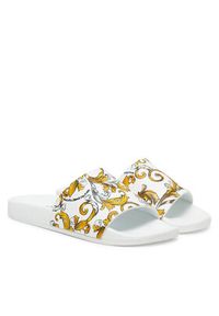 Versace Jeans Couture Klapki 78VA3SQ3 Biały. Kolor: biały #6