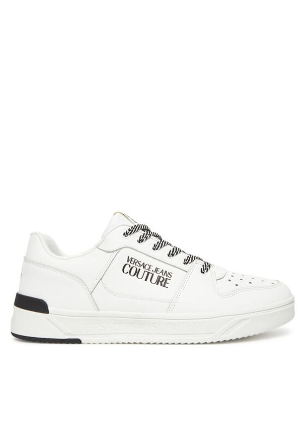 Versace Jeans Couture Sneakersy 78YA3SJ5 Biały. Kolor: biały. Materiał: skóra