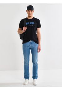 Big-Star - Spodnie jeans męskie klasyczne Ronald 207. Stan: obniżony. Kolor: niebieski. Styl: klasyczny