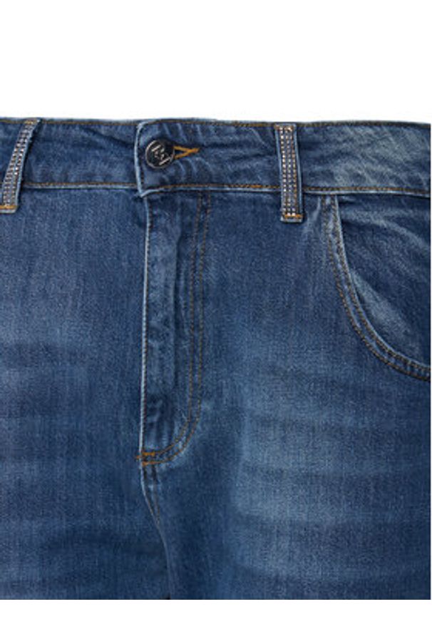Rinascimento Jeansy CFC0125144003 Niebieski Loose Fit. Kolor: niebieski