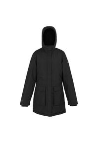 Regatta - Kurtka Wodoodporna Damska Ocieplana Voltera. Kolor: czarny. Sport: turystyka piesza #1