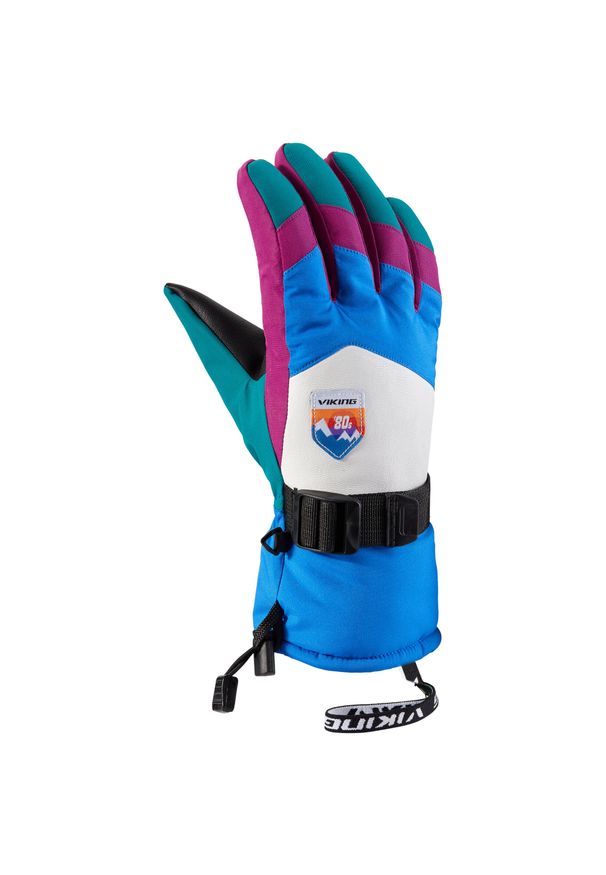 Rękawice narciarskie damskie Viking Cherry Lady. Kolor: niebieski. Sezon: zima. Sport: narciarstwo