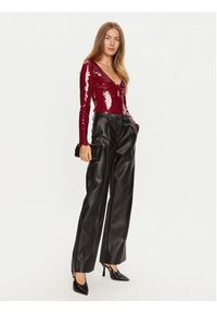 BARDOT - Bardot Body Verona 59471TB Czerwony Slim Fit. Kolor: czerwony. Materiał: syntetyk #2