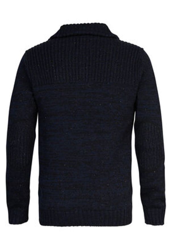 Petrol Industries Sweter M-3030-KWC211 Granatowy Regular Fit. Kolor: niebieski. Materiał: bawełna, syntetyk
