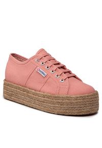 Superga Espadryle 2790 Rope S51186W Różowy. Kolor: różowy. Materiał: materiał #3