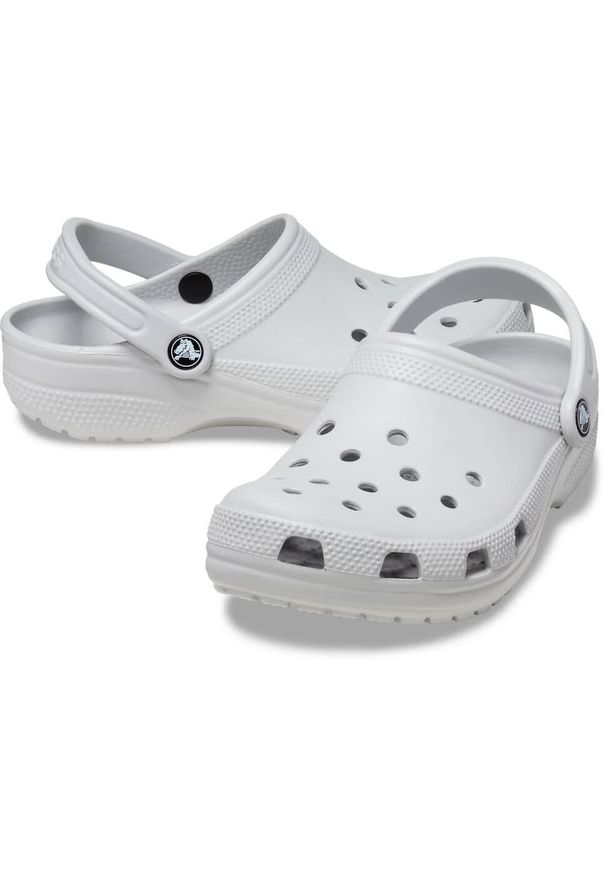 Crocs Clásico Zueco. Kolor: szary. Materiał: syntetyk, materiał