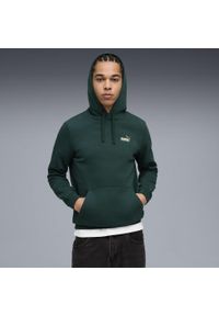 Puma - Męska bluza z kapturem Essentials z małym dwukolorowym logo No. 1 PUMA. Typ kołnierza: kaptur. Kolor: zielony. Sport: bieganie #2