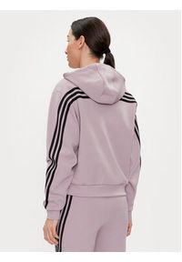 Adidas - adidas Bluza Future Icons 3-Stripes IS3681 Fioletowy Loose Fit. Kolor: fioletowy. Materiał: bawełna #4