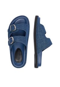Guess Jeans Klapki EO-R26SS03458 Granatowy. Kolor: niebieski. Materiał: materiał #5