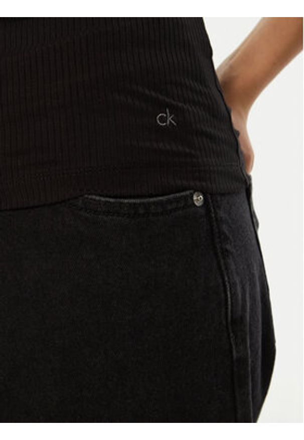 Calvin Klein Top K20K208054 Czarny Slim Fit. Kolor: czarny