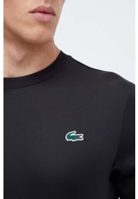 Lacoste t-shirt męski kolor czarny gładki. Kolor: czarny. Długość rękawa: krótki rękaw. Długość: krótkie. Wzór: gładki. Styl: klasyczny #2