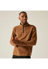 Regatta - Thompson Męski lekki polar turystyczny z zamkiem błyskawicznym do połowy. Kolor: brązowy. Materiał: polar. Sport: turystyka piesza #1