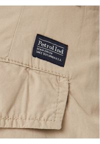 Petrol Industries Szorty materiałowe M-1050-SHO600 Beżowy Cargo Fit. Kolor: beżowy. Materiał: bawełna #7